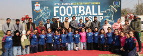 LCWU win women football Championship